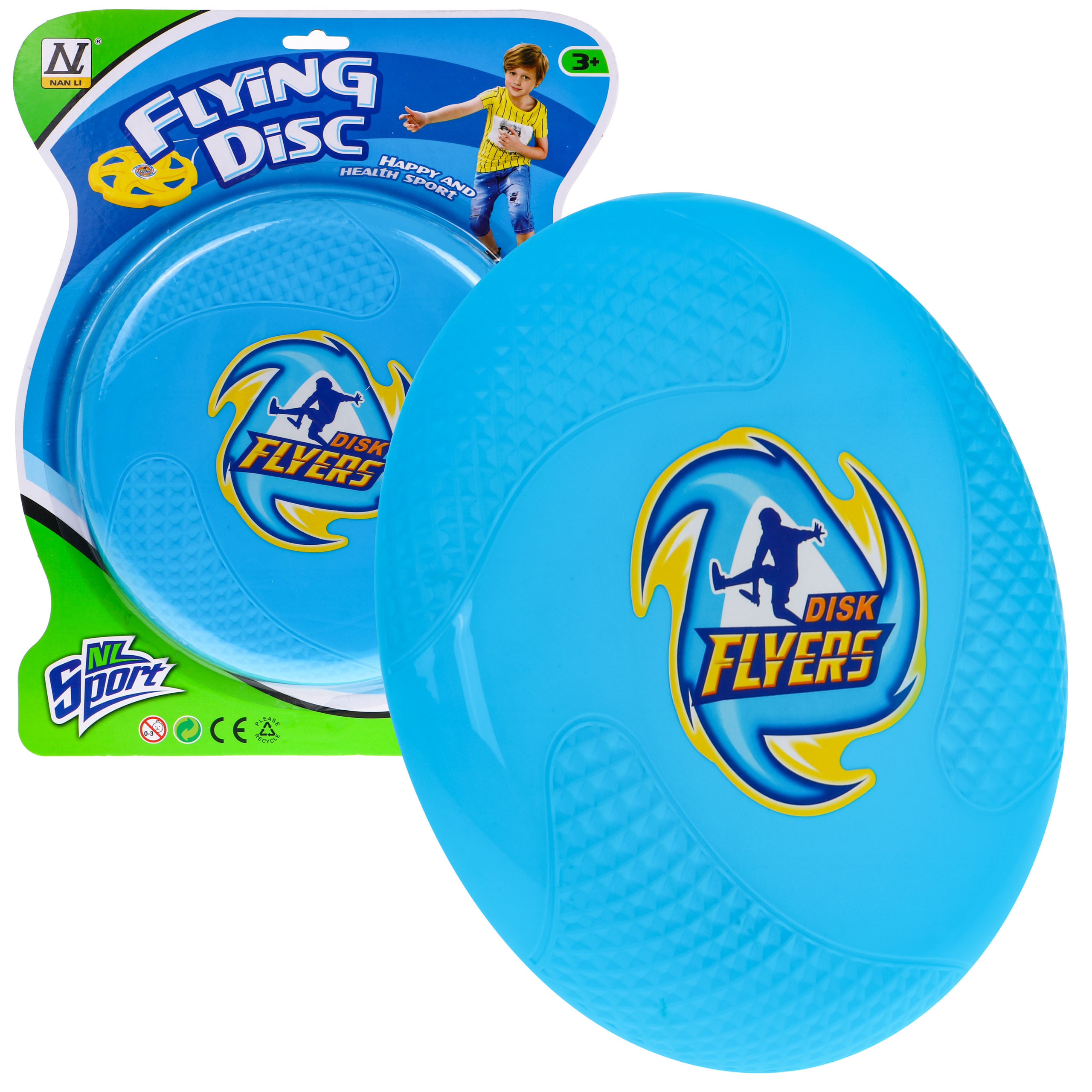 frisbee niebieskie