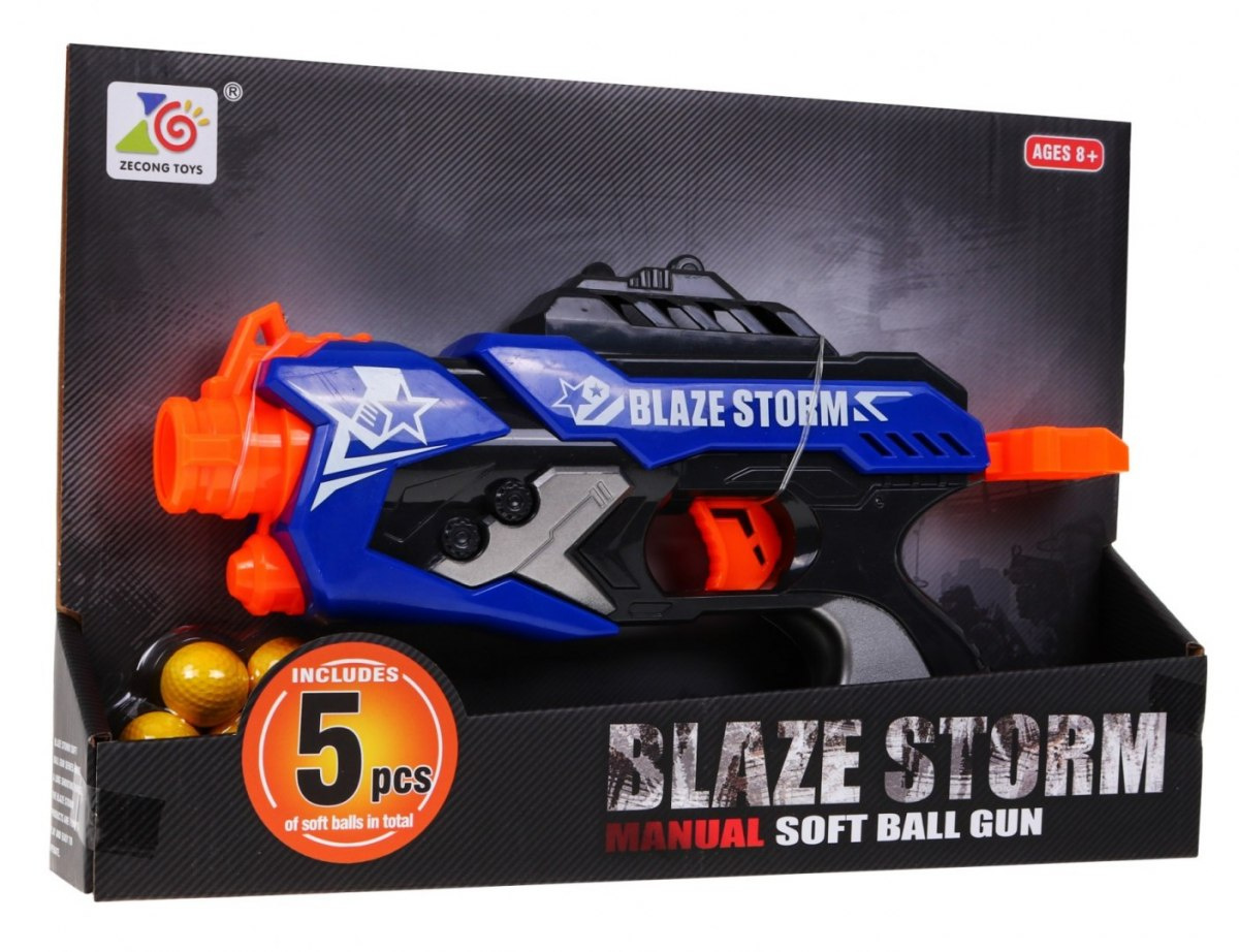Sprężynowy Pistolet dla dzieci 8+ Blaze Storm - obrazek 5