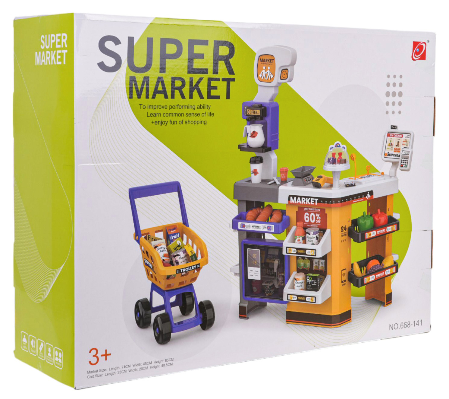 MEGA Supermarket Z Koszykiem + Akcesoria - obrazek 6