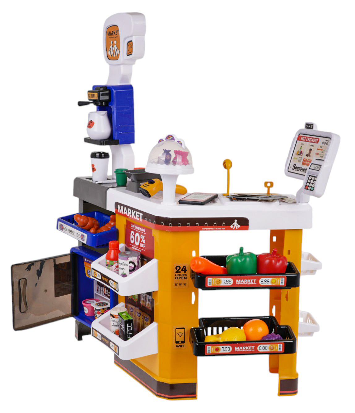 MEGA Supermarket Z Koszykiem + Akcesoria - obrazek 4