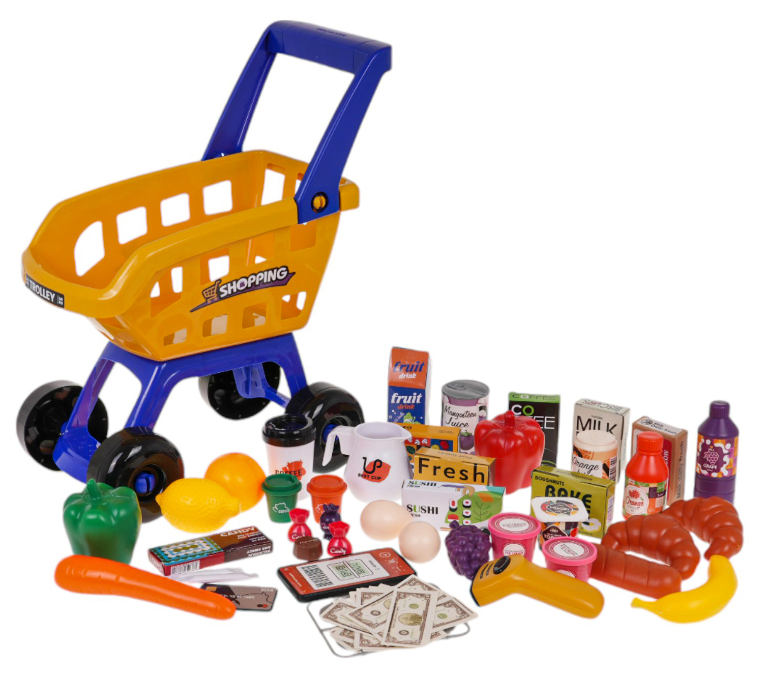 MEGA Supermarket Z Koszykiem + Akcesoria - obrazek 5